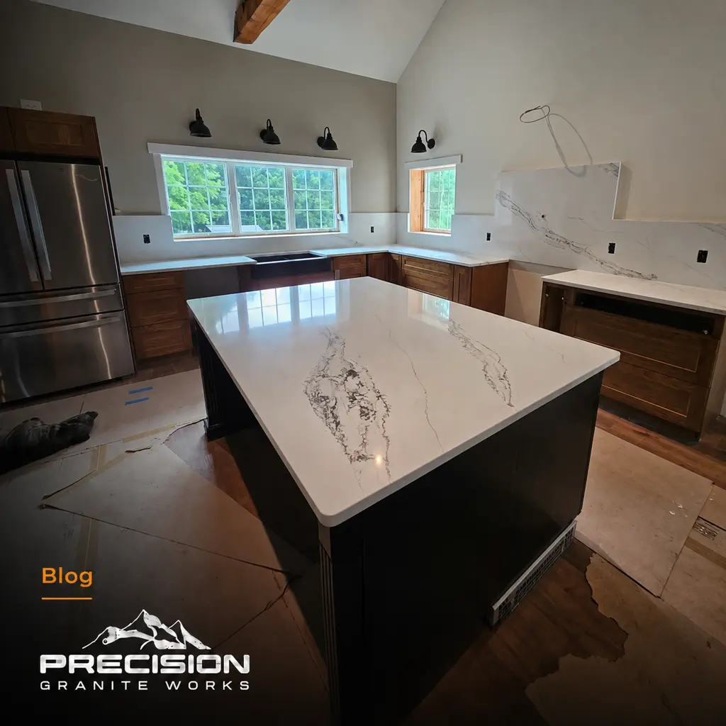 Countertop Design — What Countertops Look Best With Wood Cabinets? Granite, Quartz and Quartzite Pairings | Precision Granite Works