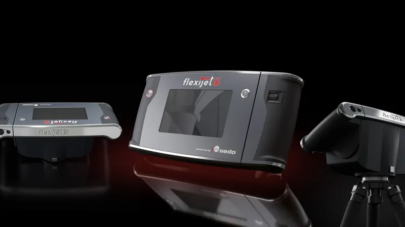 Flexijet 3D digital laser templating system used by Precision Granite Works for precision countertop measurement in New Hampshire